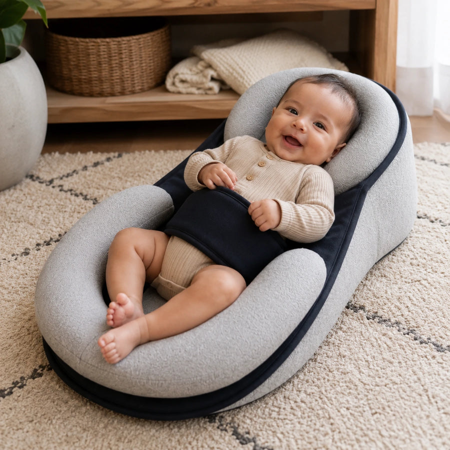 The 15° angle babies settle into naturally