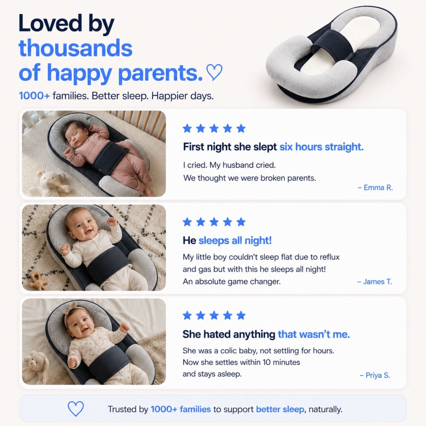 Cradlepod™ - For Reflux, Colic, Better Sleep - Livvewell