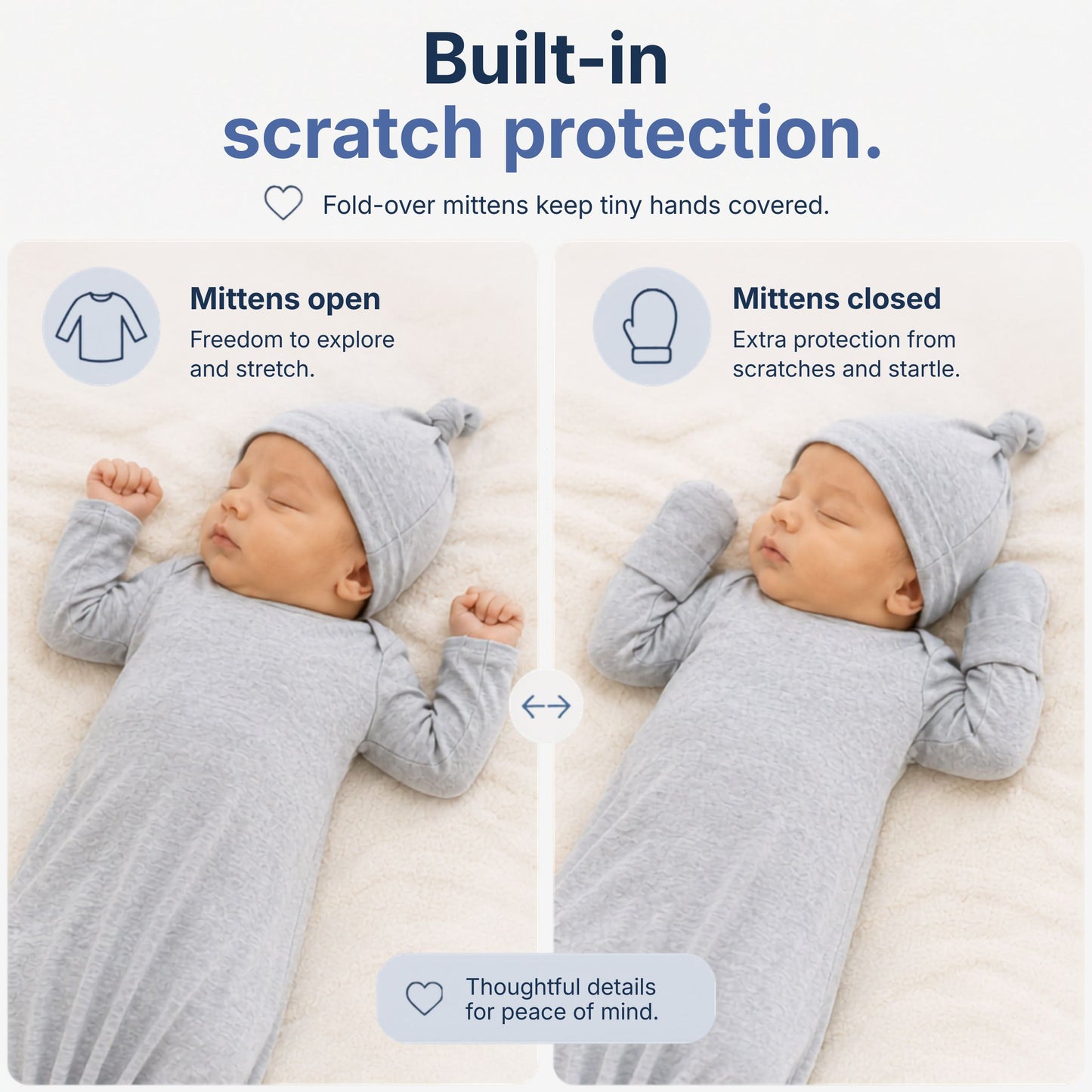 LullaSnug - Bamboo Newborn Sleep Set