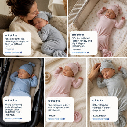 LullaSnug - Bamboo Newborn Sleep Set