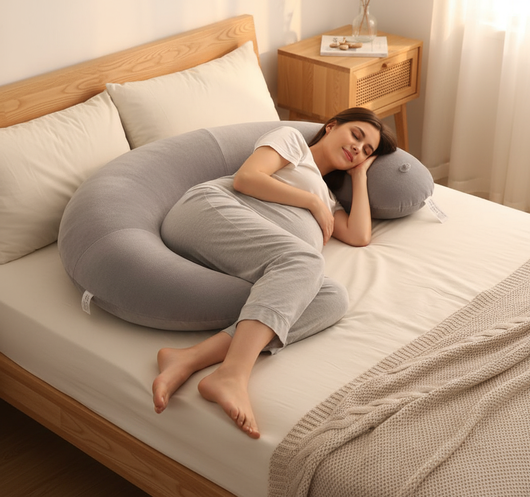 LullaMoon pregnancy pillow - Lifestyle v1