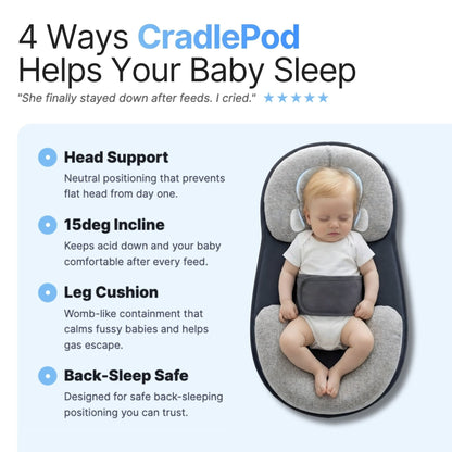 Cradlepod™ - For Reflux, Colic, Better Sleep - Livvewell