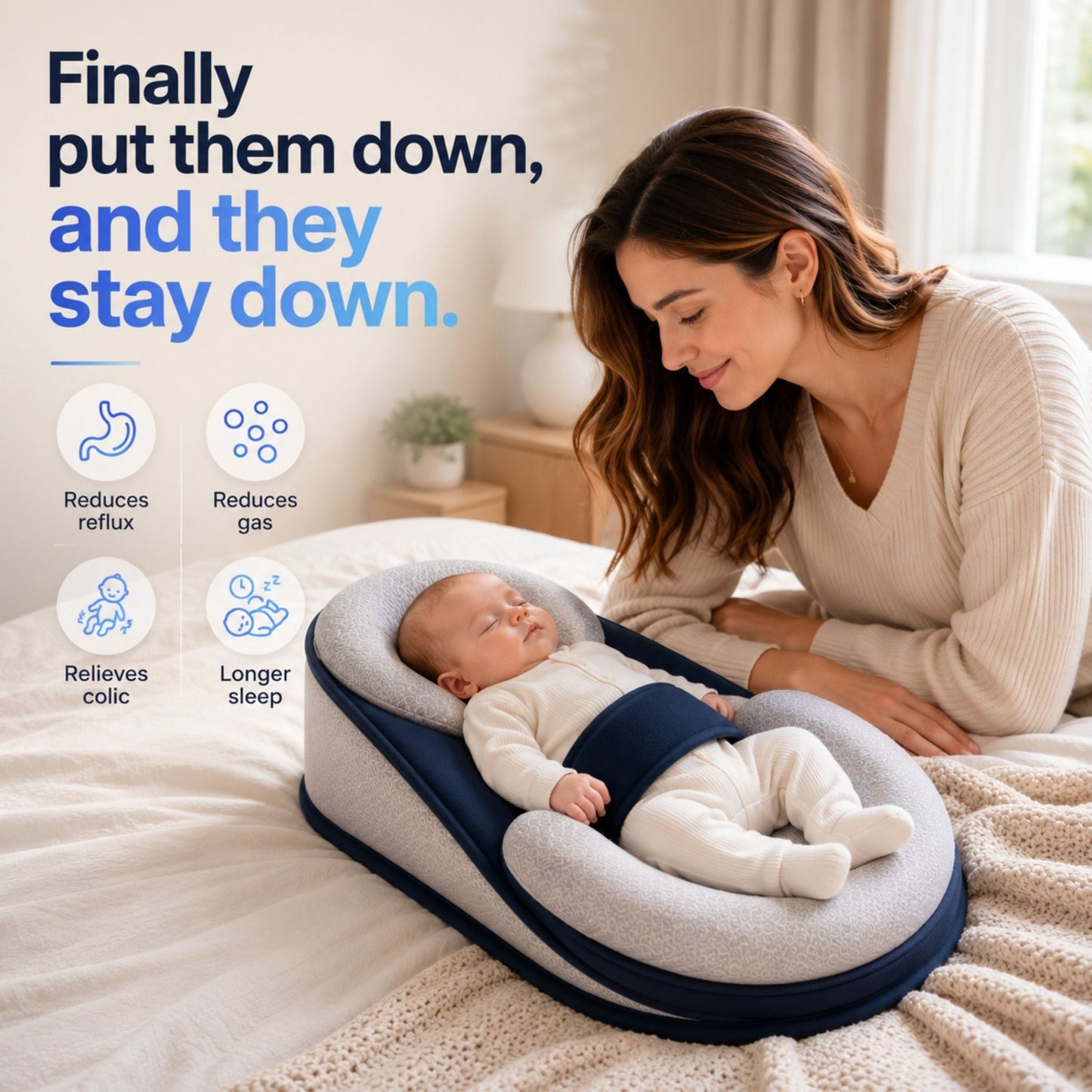 Cradlepod™ - For Reflux, Colic, Better Sleep - Livvewell
