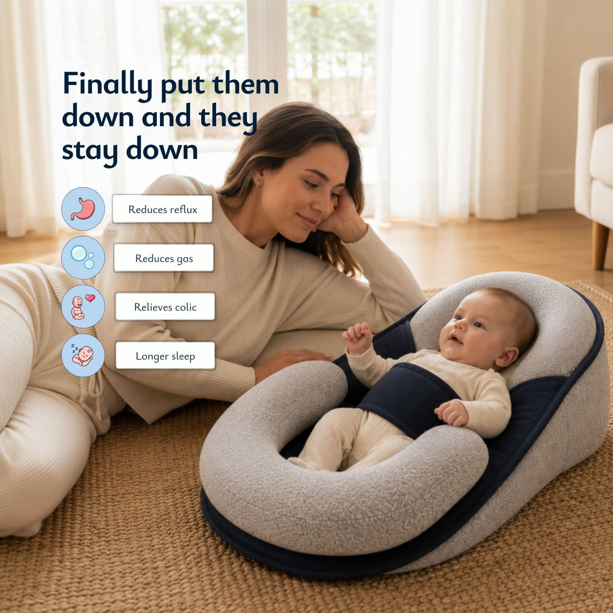 Cradlepod™ - For Reflux, Colic, Better Sleep - Livvewell