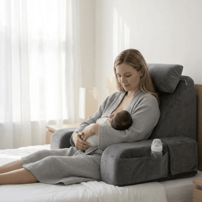 LullaCloud - Memory Foam Pregnancy & Nursing Sofa - Livvewell