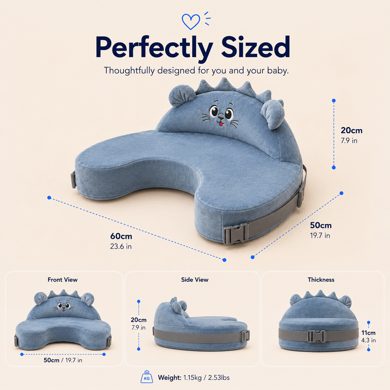 Lullacradle™ - Baby Nursing Pillow - Livvewell