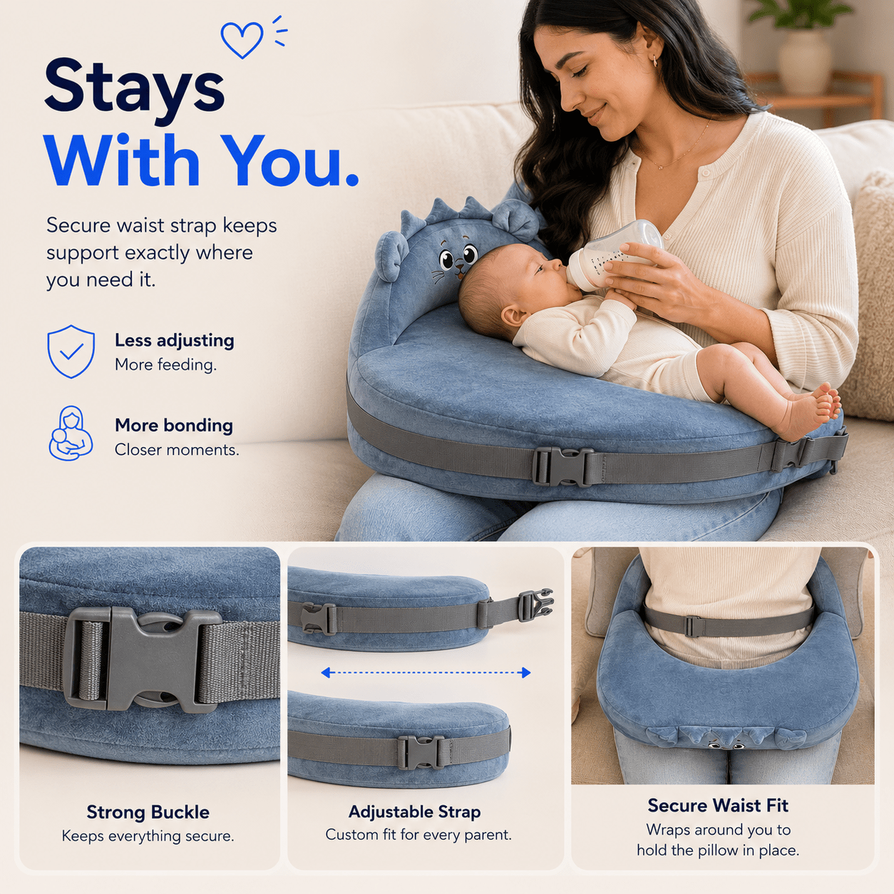 Lullacradle™ - Baby Nursing Pillow - Livvewell