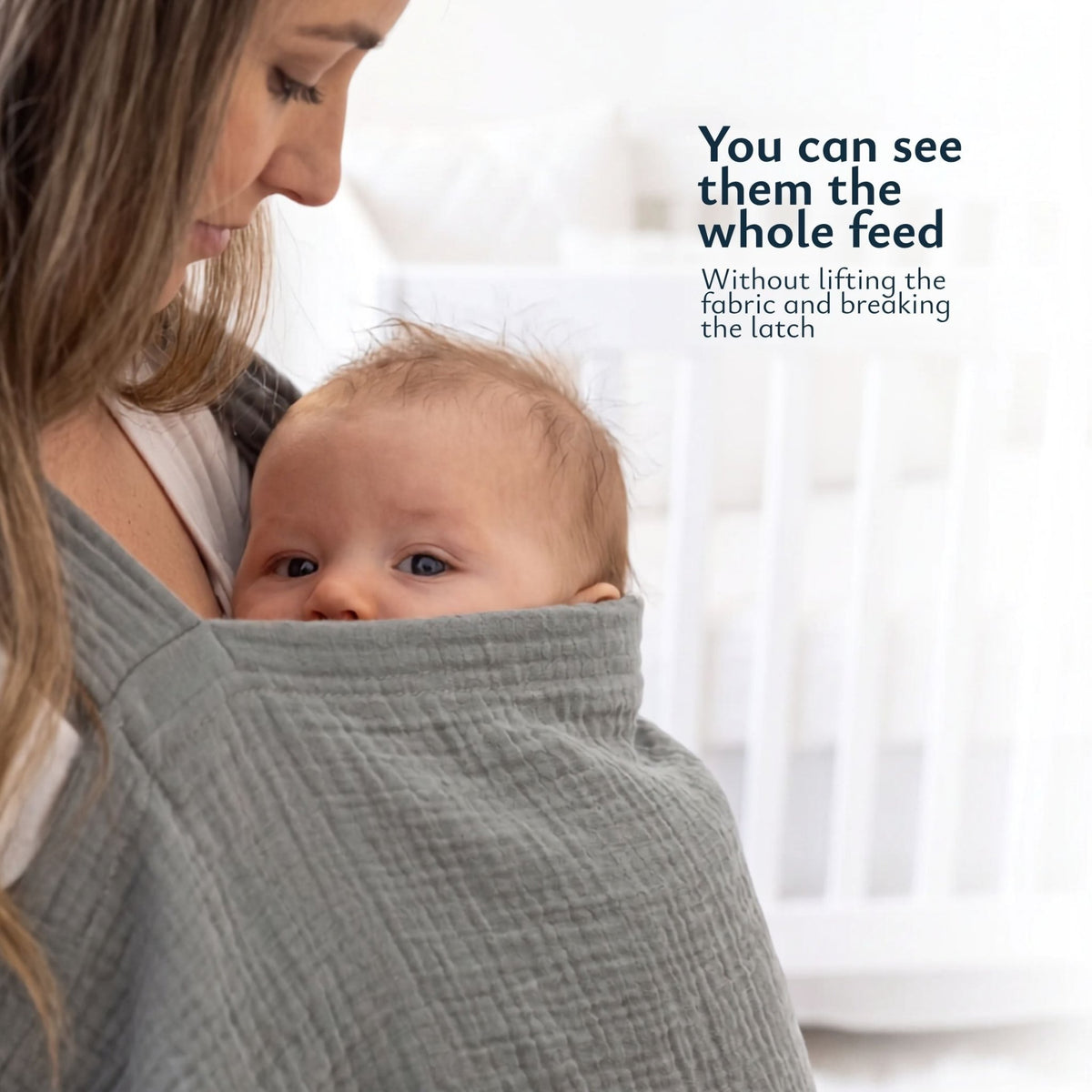 Lullafeed - Nursing Cover with Built-In Fan - Livvewell