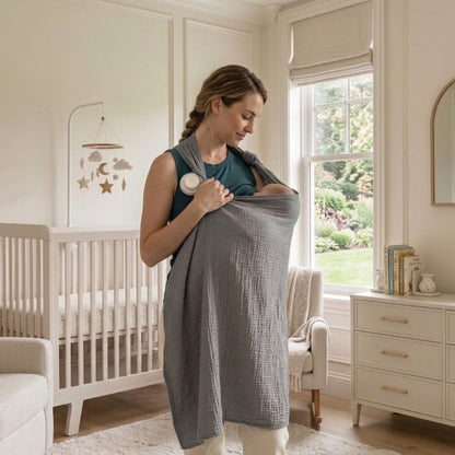 Lullafeed - Nursing Cover with Built - In Fan - Livvewell
