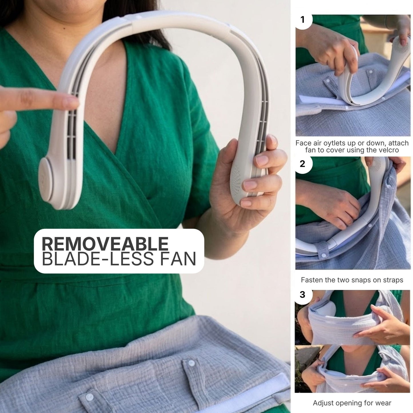 Lullafeed - Nursing Cover with Built - In Fan - Livvewell