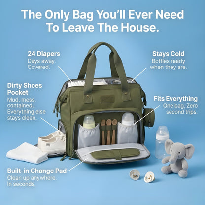 LullaHaul - Tactical Baby Bag - Livvewell