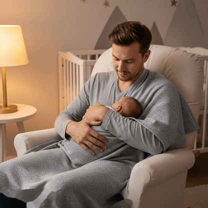 LullaHaven - Silver - Woven Shielding Blanket - Livvewell