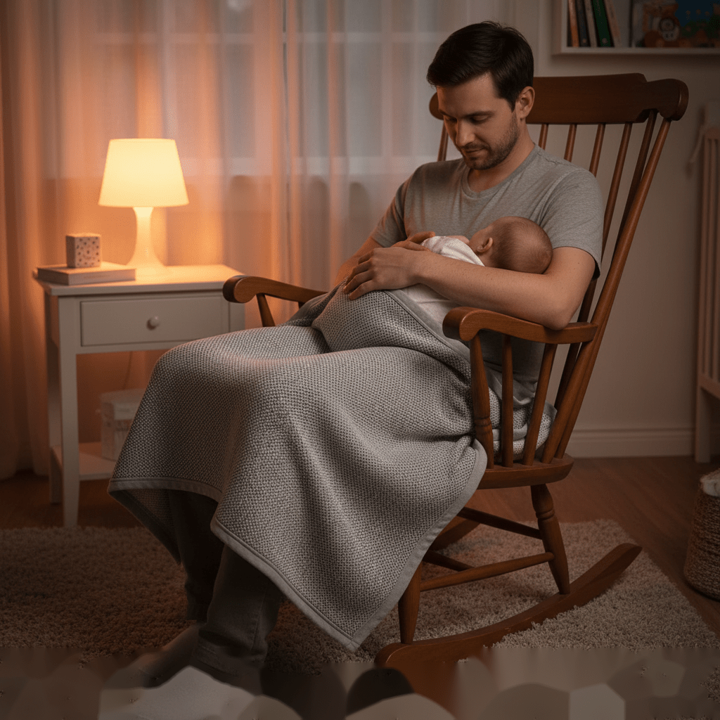 LullaHaven - Silver - Woven Shielding Blanket - Livvewell