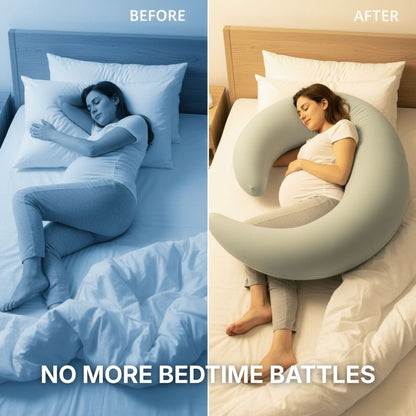 LullaMoon - Side - Sleeper Pregnancy Body Pillow - Livvewell