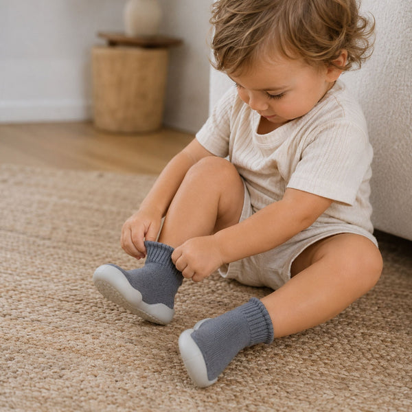 LullaShoe - Non - Slip Baby Sock Shoes - Livvewell