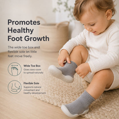 LullaShoe - Non - Slip Baby Sock Shoes - Livvewell