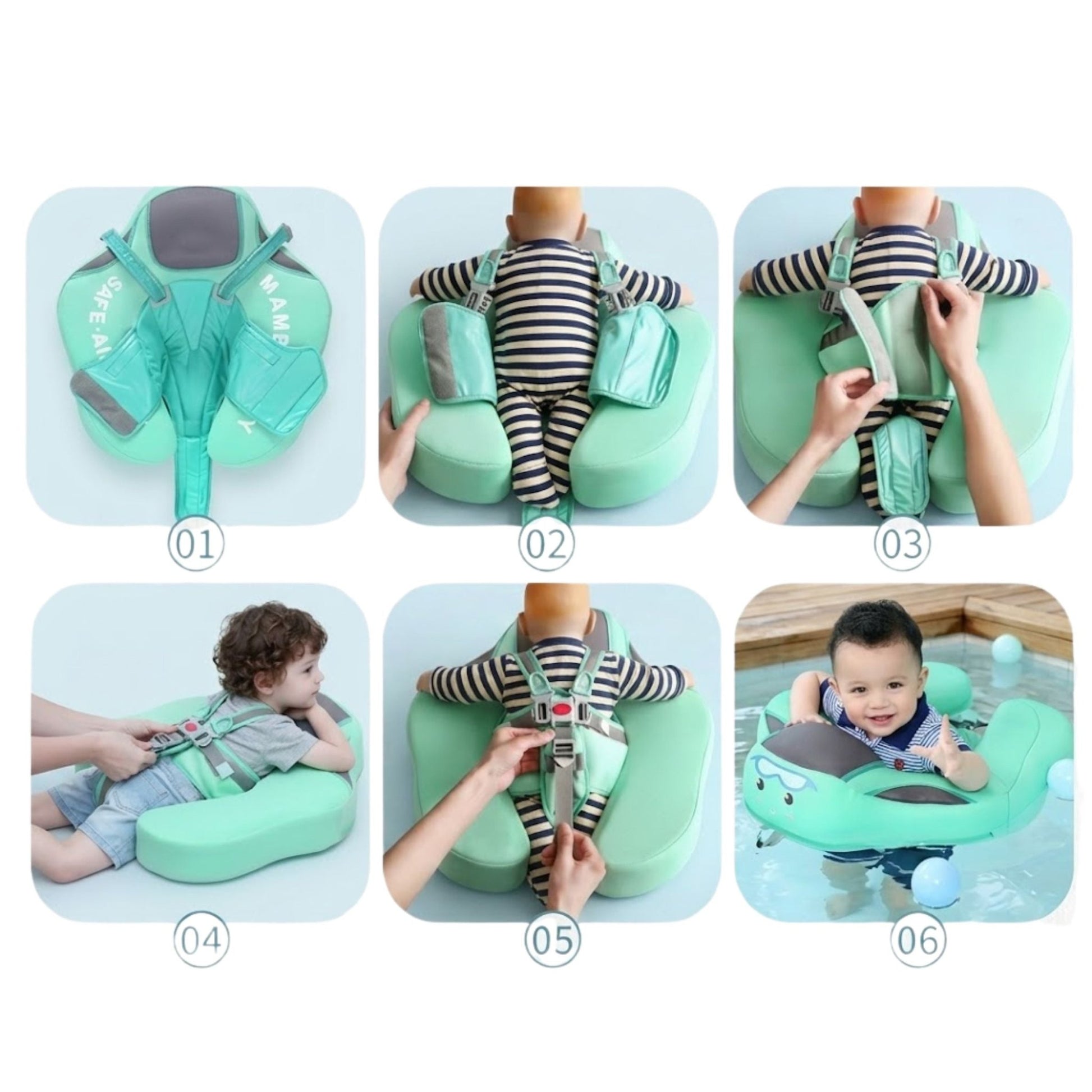 LullaSwim - Non - Inflatable Baby Swim Float - Livvewell