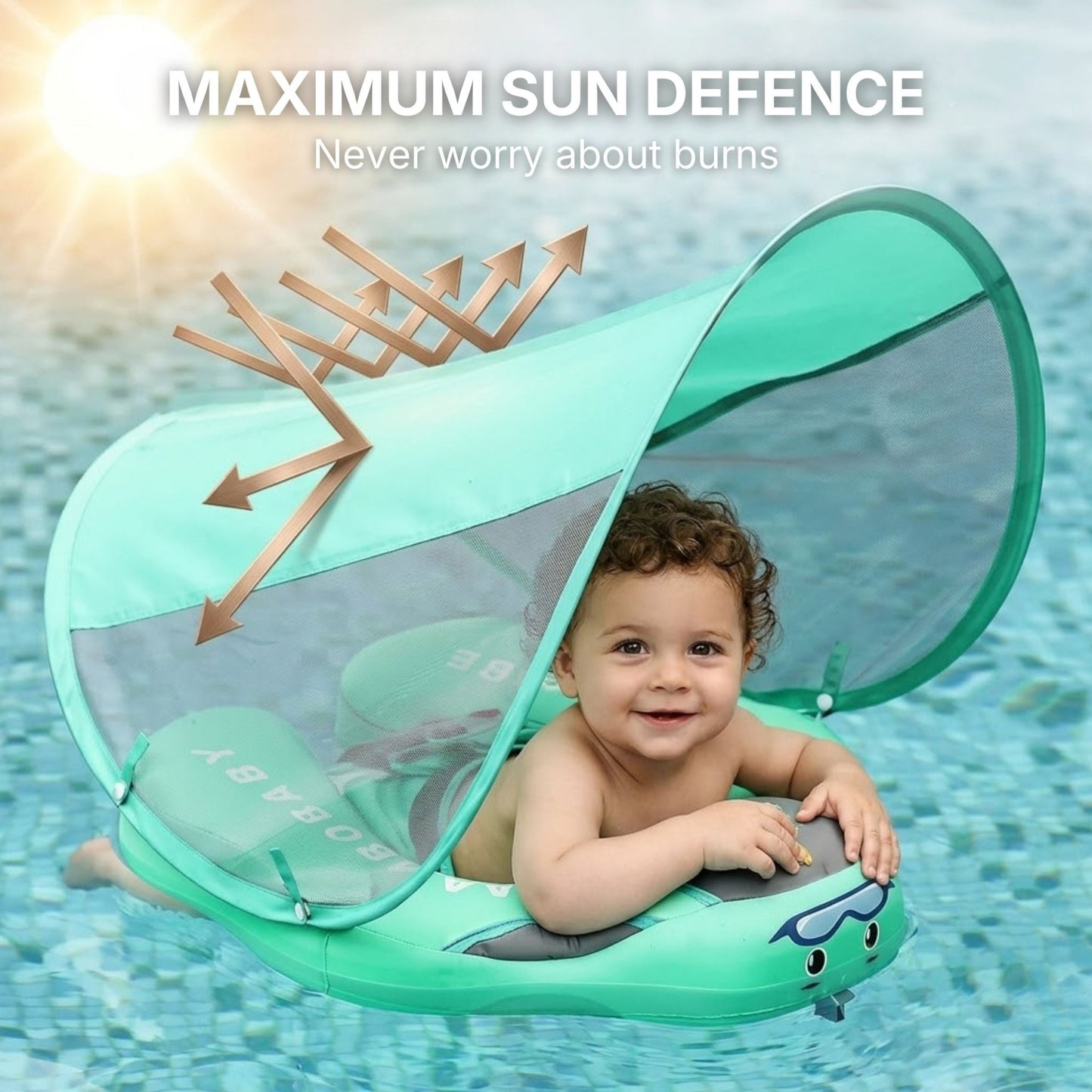 LullaSwim - Non - Inflatable Baby Swim Float - Livvewell