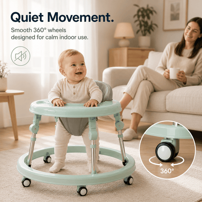 LullaWalker - Anti - Rollover Baby Walker - Livvewell
