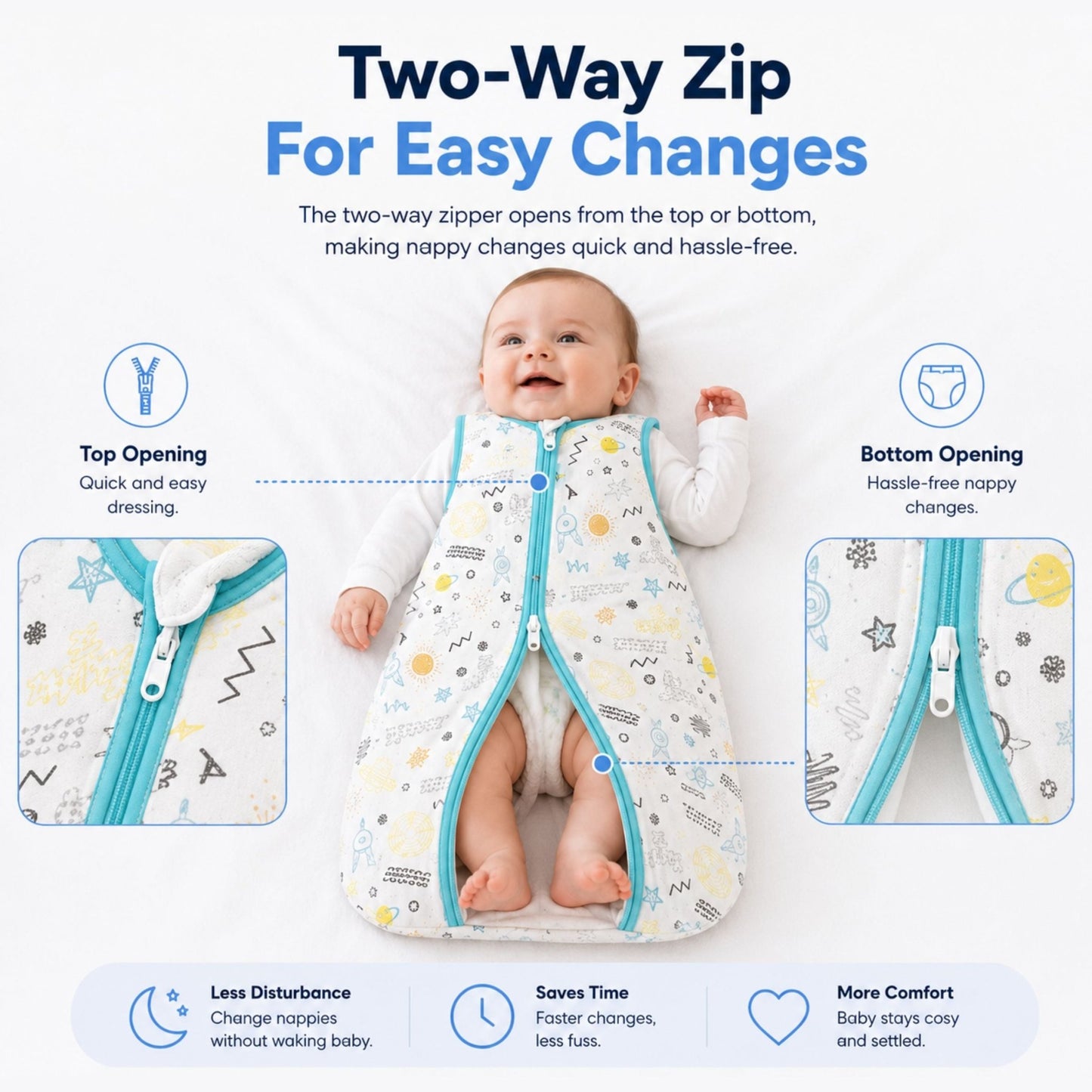 LullaWear - Bamboo TOG Sleep Sack - Livvewell