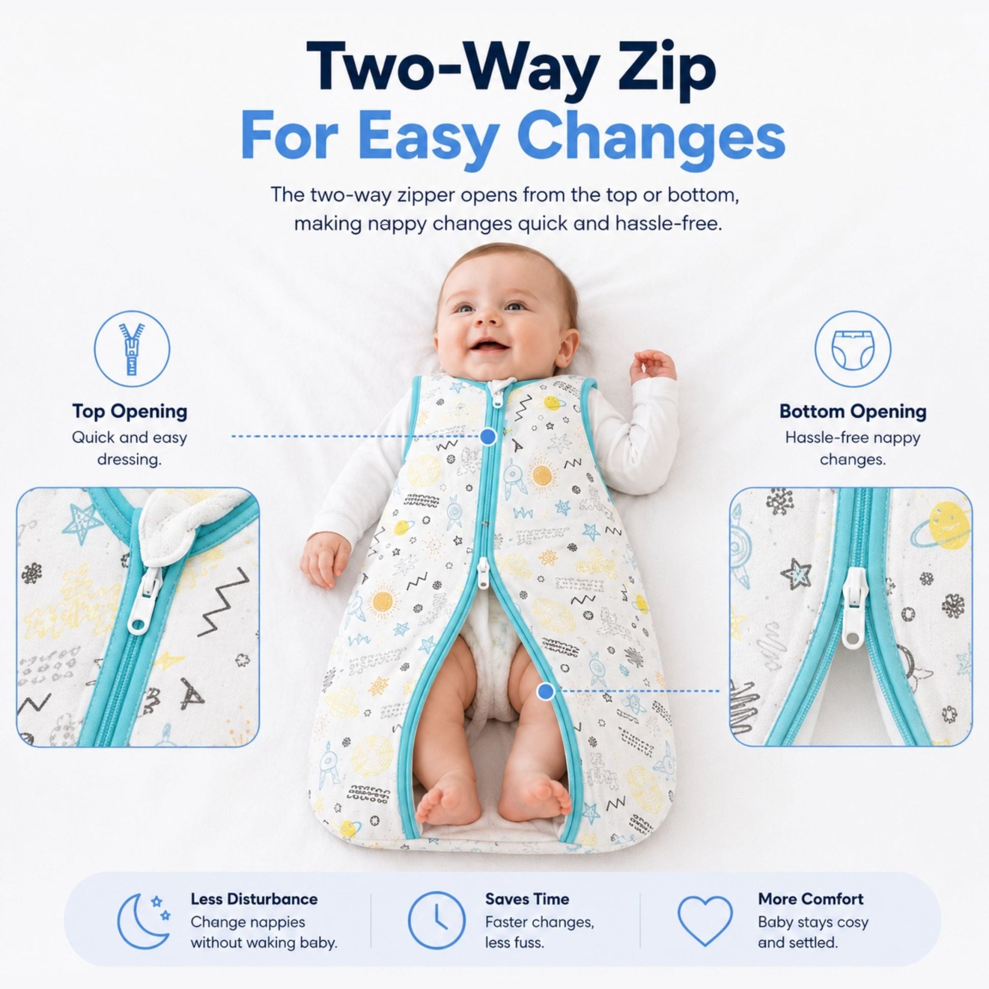 LullaWear - Bamboo TOG Sleep Sack - Livvewell