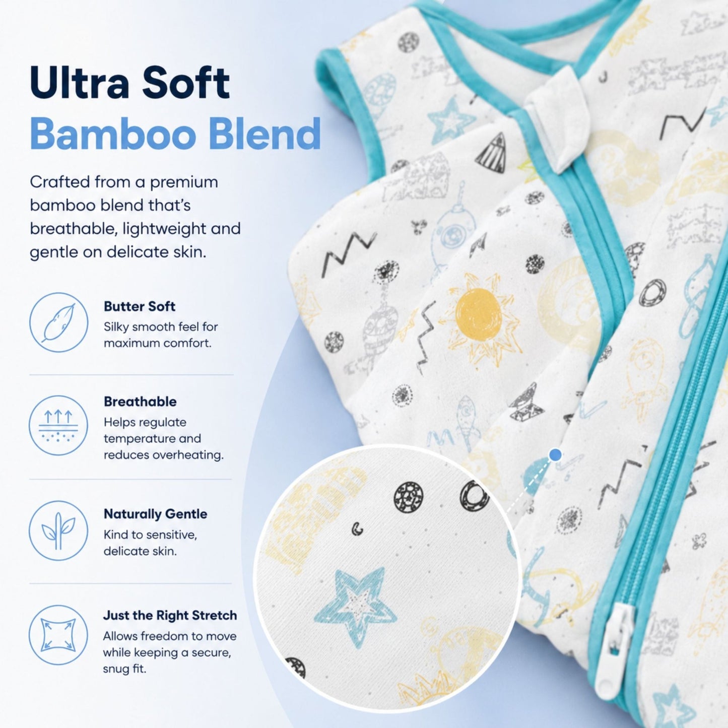 LullaWear - Bamboo TOG Sleep Sack - Livvewell